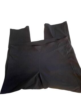 J. Jill Women's Black Fit Perform boot cut lounge sweat pants plus 4X